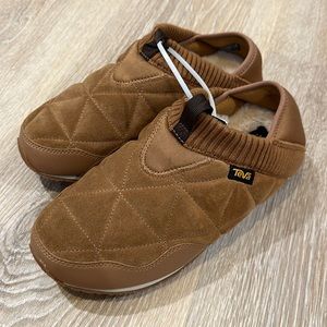 Teva Women's ReEMBER Slip-On Shoes natural tan leather NWOT